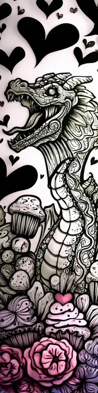 Free printable dragon coloring bookmark